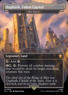 Kor Haven - Osgiliath, Fallen Capital The Lord of the Rings- Tales of Middle-earth Commander decks Topper